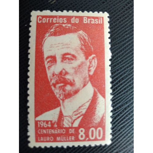 Timbre Bresil Y T 752 Centenaire De La Naissance De Lauro Müller 1964 (230509 )