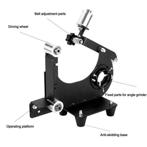 M10 M14 applicable - Adaptateur de bande abrasive pour meuleuse d'angle multifonctionnelle, accessoires de ponceuse, rectifieuse, polisseuse, 100/115, 125