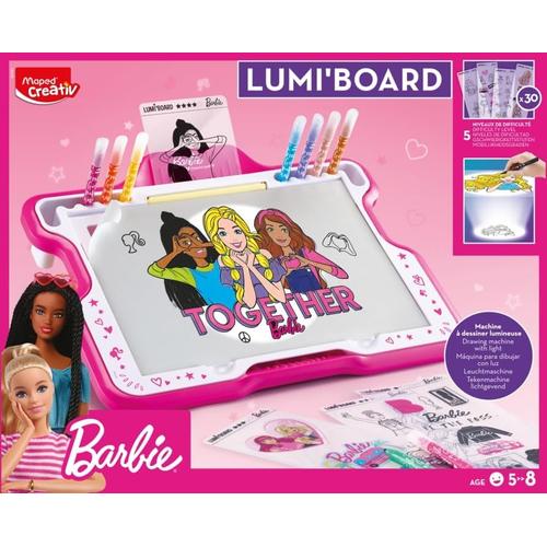 Creativ Lumi Board Barbie  Machine À Dessiner Lumineuse  Dès 5 Ans