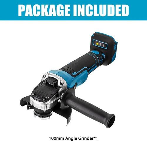 100 mm - Meuleuse d'angle à impact sans balais sans fil aste, polisseuse électrique, rectifieuse, outils électriques pour batterie Makita, 18V, 800W