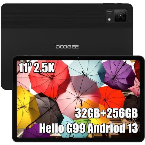 KGABERY-T30 Ultra Tablettes Tactiles(2024),32Gb Ram+256Gb Rom (Tf 2Tb) Octa-Core,Batterie 8580Mah,Tüv Süd 11 Pollici,Dual 4G Lte/Sim,16Mp+8Mp,Android 13,Gps Face Id/Widevine L1 Noir
