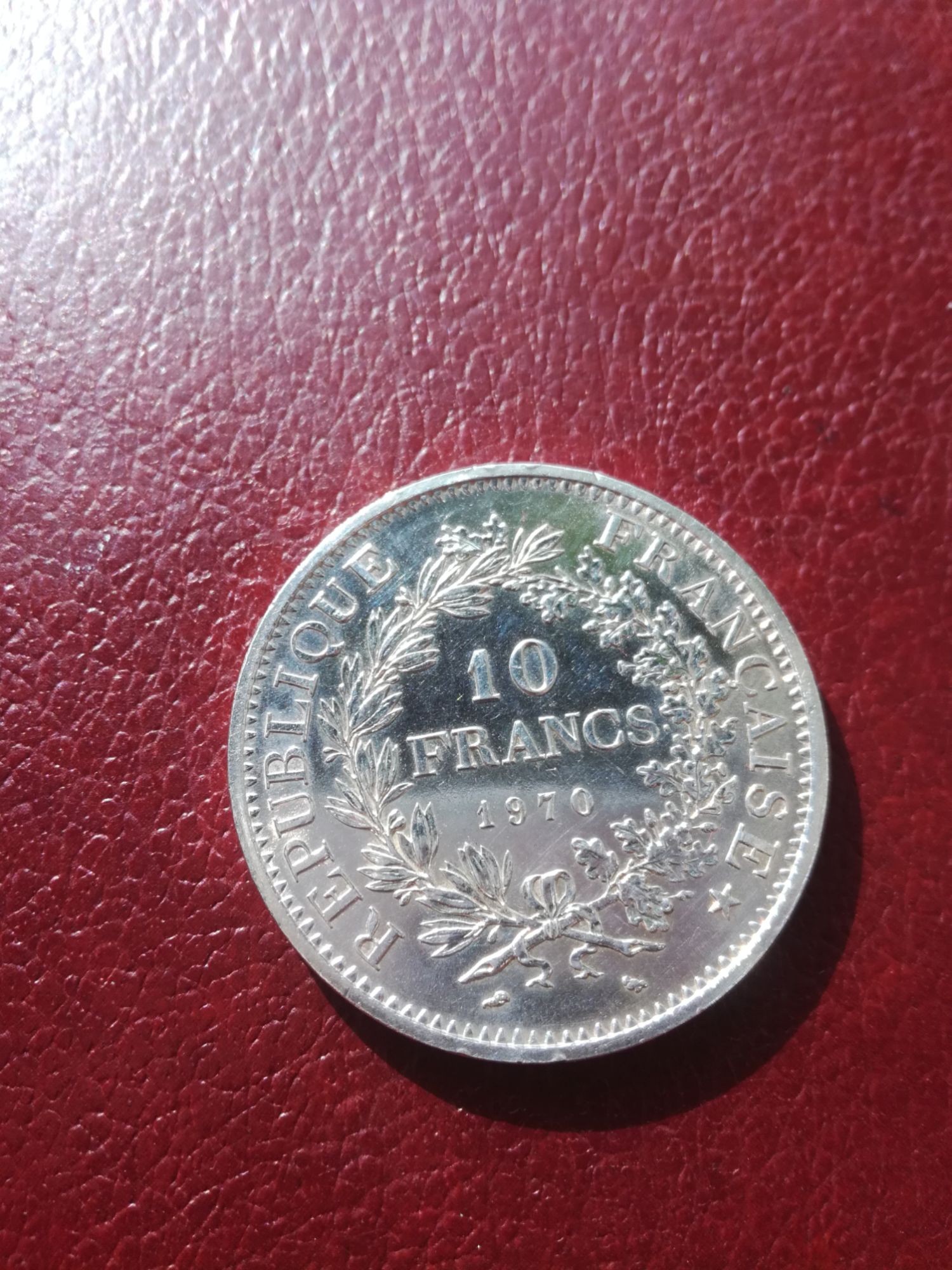 10 Francs Argent Type :Hercule 1970