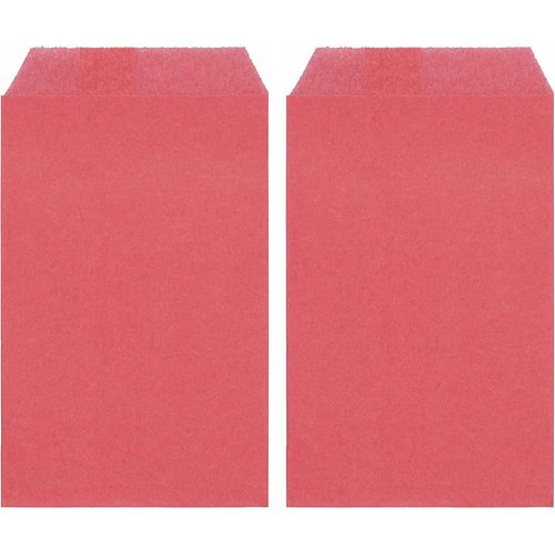 Rose Rose Plat Petit Papier Sulfurisé Sachets Enveloppes 2 3/4"" X 4 1/2"" (7 X 11,5cm) Paquet De 100-Petites Friandises Bonbons Graines Journaux
