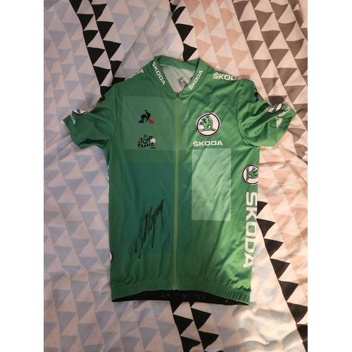 Maillot Vert Dédicacé Peter Sagan