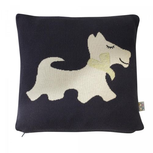 Taie De Coussin En Coton Bio- Chien Scotty