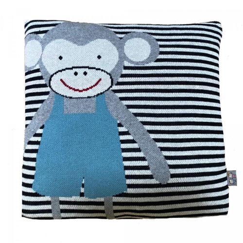 Taie De Coussin En Coton Biologique- Singe -