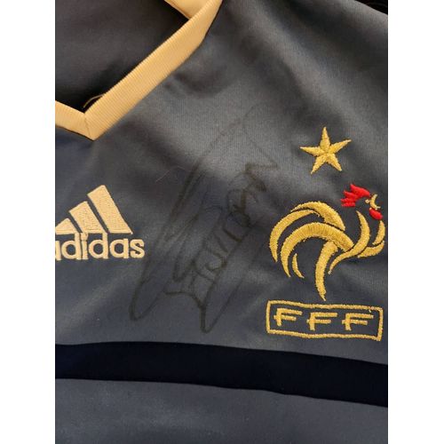 Maillot Équipe De France De Football Signé Savidan