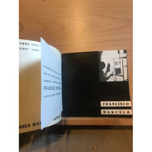 Francisco Barcelo Plaquette Exposition Galerie Raymond Duncan Paris 1960