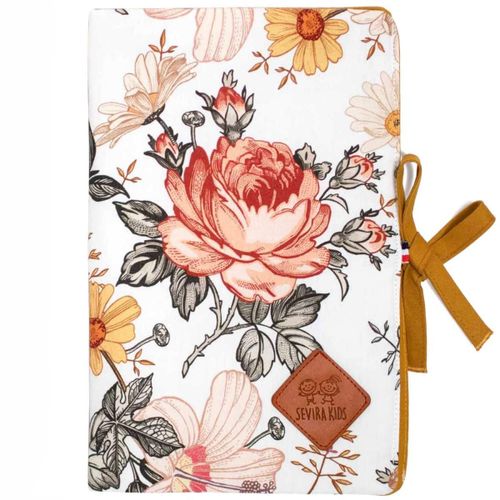 Protge Carnet De Sant Bb En Coton- No Vintage