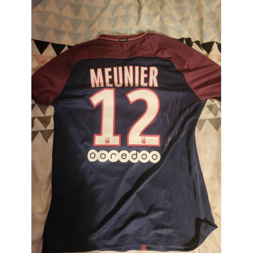 Maillot Du Psg Dédicacé Par Thomas Meunier