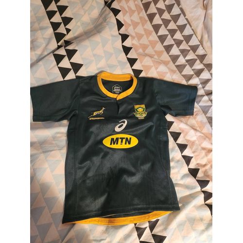 Maillot De Rugby De L’Afrique Du Sud Dédicacé Par Kolbe