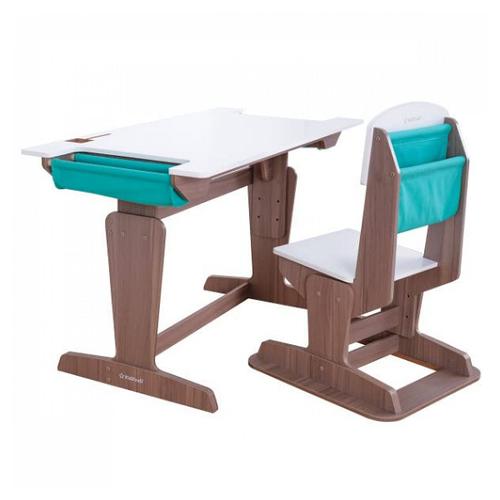 Bureau Et Chaise Rglables De Poche Grow Together - Frne Gris