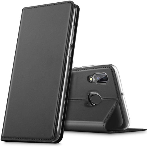 Etui Pour Samsung Galaxy A20e, Coque Pochette Portefeuille Pour Housse Galaxy A20e Avec Magnetique Fonction Wallet - Noir