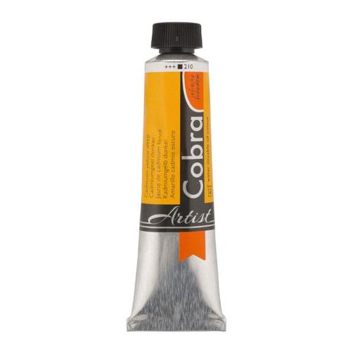 Peinture À L'huile - Cobra - Artist - Jaune De Cadmium Foncé - 210 - Tube De 40ml