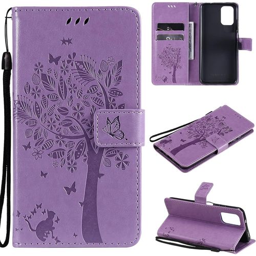 Coque Pour Xiaomi Redmi Note 10 (6,43 Pouces), Etui Pochette Pu Cuir Portefeuille Housse Clapet Folio Livre Pliable Couvercle Rabattable Pour Xiaomi Redmi Note 10 4g/Redmi Note 10s