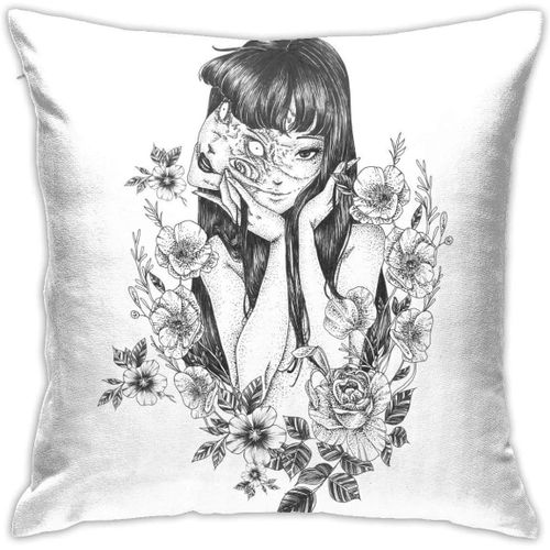 Taie D'oreiller Carrée Douce - Décoration D'intérieur - Lit, Canapé, Ferme - Coussin Des Deux Côtés - 45 X 45 Cm - Anime Naruto Uzumaki