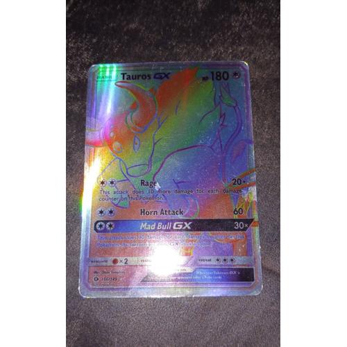 Pokemon Tauros Arc En Ciel Gx 180pv