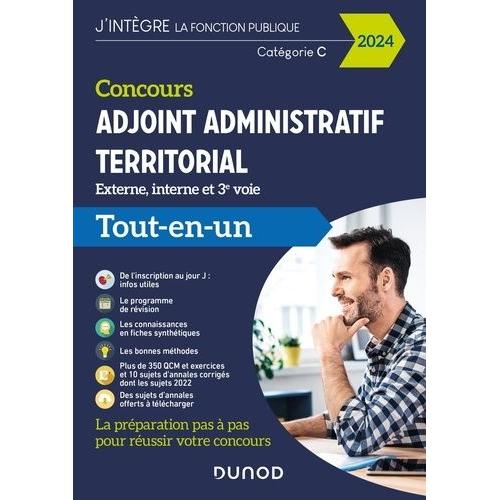 Concours Adjoint Administratif Territorial - Tout-En-Un - Externe, Interne, 3e Voie