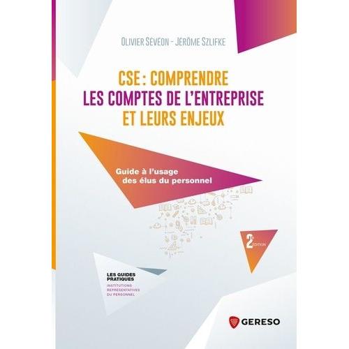 Cse : Comprendre Les Comptes De L'entreprise Et Leurs Enjeux - Guide À L'usage Des Élus Du Personnel