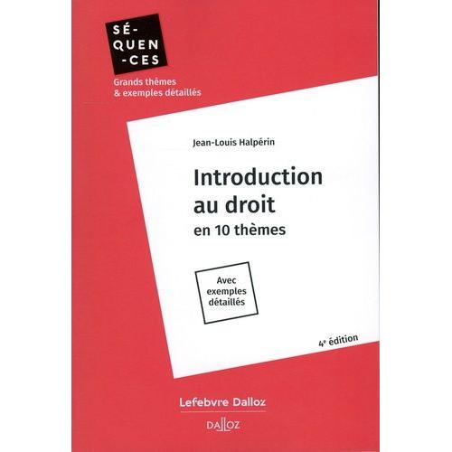 Introduction Au Droit