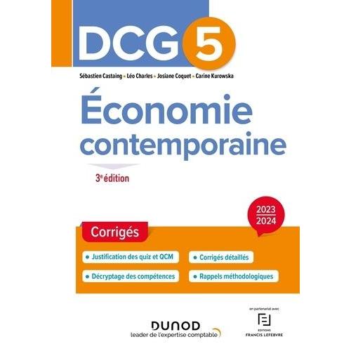 Dcg 5 Economie Contemporaine - Corrigés