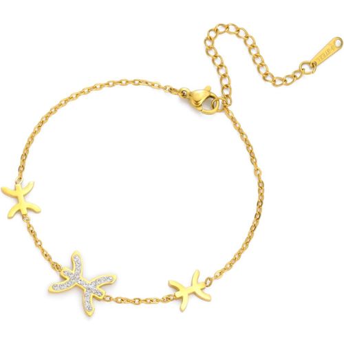 Meimieshop-Amaxer Bracelet À Breloques Chic Africain Berbère Pour Femme En Acier Inoxydable Strass Amazigh Africain Kabyle Style Ethnique Berbère Réglable,L22cm,Acier Inoxydable