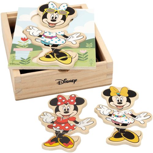 Woomax Disney Puzzle En Bois Costumes Minnie 19 Pi Ces 12 5 X 14 Cm 48724 Multicolore Trajes