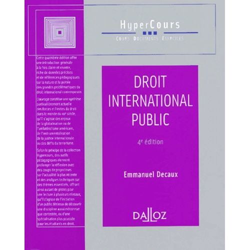 Droit International Public