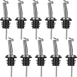 8 Pièces Acier Inoxydable Verseur, Bouchons Verseurs En Métal Avec