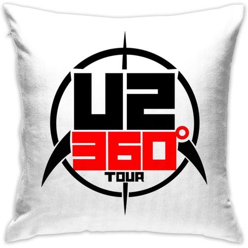 U2 Tour 360 Logo Décoratif Lecture Taies D'oreiller Taies D'oreiller (60 Cm X 60 Cm)