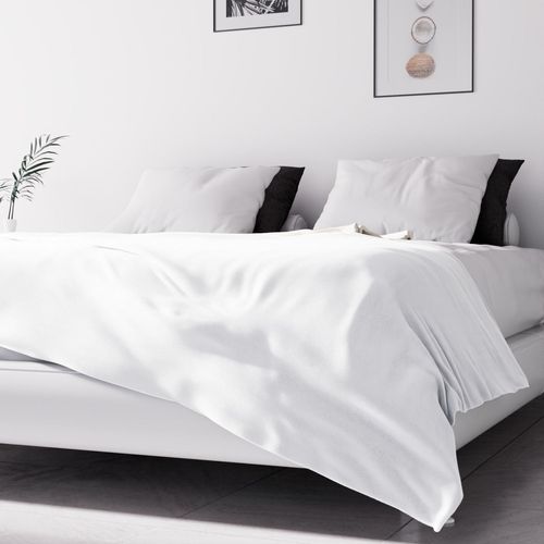 Couverture Flanelle 220x240 Cm Calin Blanc, Par Soleil D'ocre