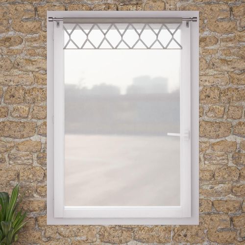 Voile Pour Porte Fenêtre En Pur Coton 70x200 Cm Aude, Par Soleil D'ocre