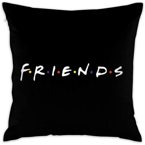 Housse De Coussin Lombaire Décorative Série Tv Friends Des Années 90 (55 Cm X 55 Cm)