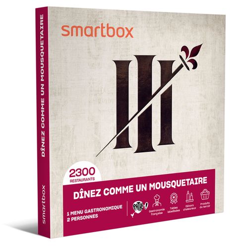 Dînez Comme Un Mousquetaire - Smartbox - Coffret Cadeau Gastronomie