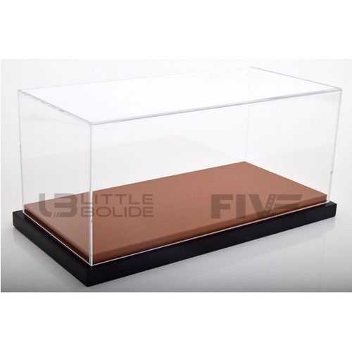 Jewel Cases 1/18 Jc-L18br Display Case Show-Case 1/18 - Baseplate Brown Diecast Modelcar-Jewel Cases
