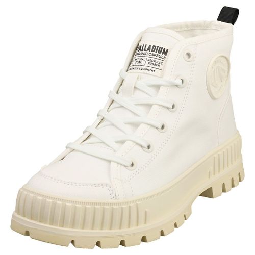 Palladium Pallashock Org 2 Femme Baskets Plate-Forme Blanc - 42