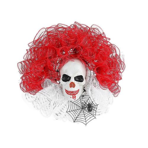 Halloween Couronnes Clown Masques Décoratifs Portes Tentures Fantômes Festival Visage Mur Fête Décoration Pr