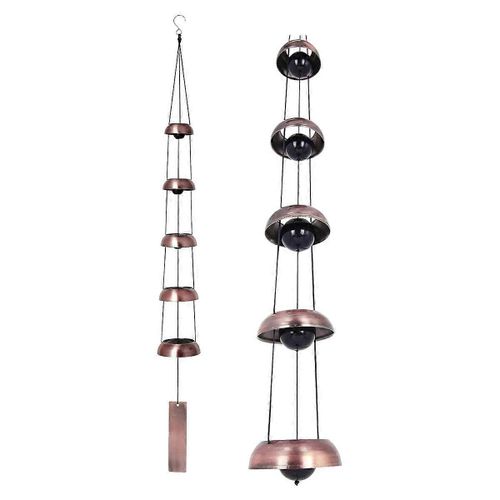 Temple Wind Bell - Carillon éolien Memorial Bell pour cadeau unique, carillon éolien Feng Shui pour décor extérieur