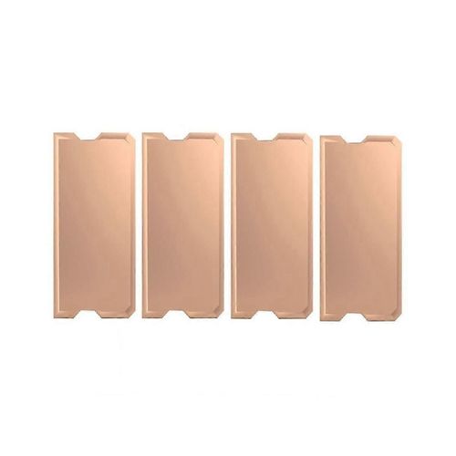 4 Pcs Cuivre Ordinateur Portable Mémoire Dissipation Thermique Dissipation Thermique DDR4/5 Dissipateur Thermique Plaque De Cuivre