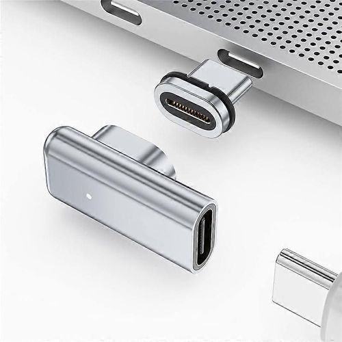 Adaptateur magnétique USB C 24 broches Connecteur de type C 40 Gbp / S 100W Convertisseur de charge rapide pour 3