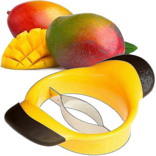 Trancheuse à mangue, Trancheuse à mangue, Poignée antidérapante, Lame en acier inoxydable, Trancheuse à mangue, 1 pièce