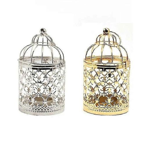 Beiou Décoration Lanterne Marocaine Taihua Chandelier Décoration à l¿ancienne Argent + or