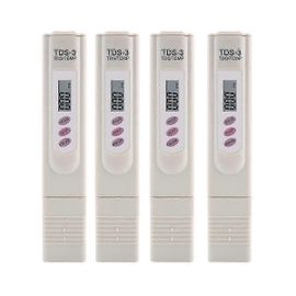 4 Pcs Tds Meter Water Quality Testeur Filtre Pen Test Qualité de l¿eau Pour l¿eau potable / natation