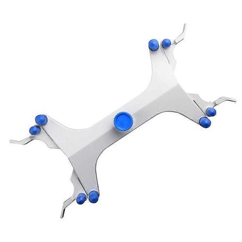 Aluminium Double Burette Pince réglable Double Burette Pince Papillon Style Spring Loaded Lab Acc