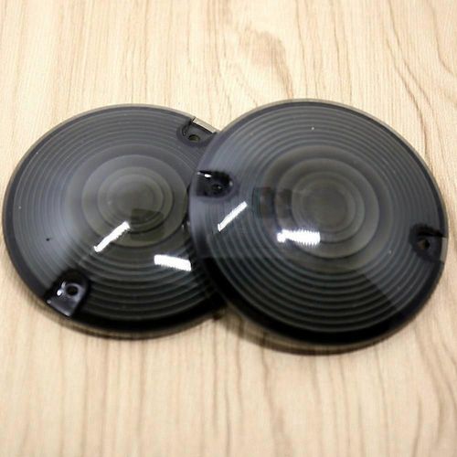 1 Paire De Lentilles De Clignotant Fumé Pour Harley Touring Electra Glides Road King Flh/T Flhr Parts