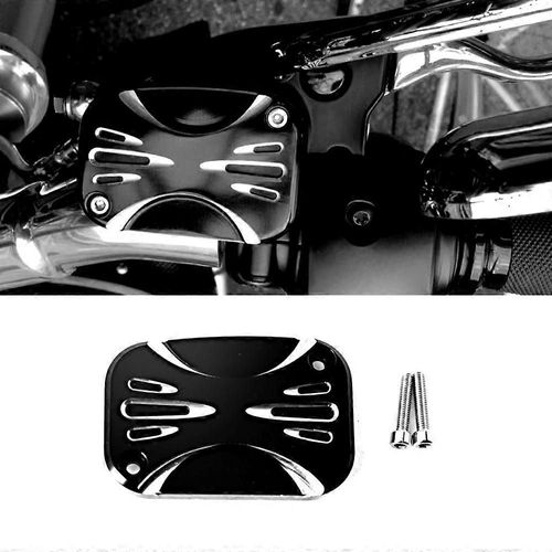 Couvercle De Maître-Cylindre De Frein Avant À Coupe Peu Profonde Pour Harley Touring Street Glide Road King Flhx Flhr 2008-2016