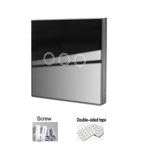 Interrupteur intelligent sans fil avec télécommande 433Mhz Panneau mural Interrupteur tactile Mini récepteur de relais 220V Maison Led Lumière Lampe Ventilateur