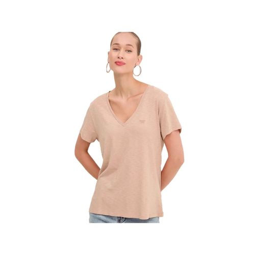 T Shirt Superdry Flamme Femme Rose