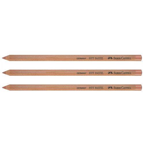 Faber-Castell Lot De 3 Crayons Pitt Pastel Cannelle