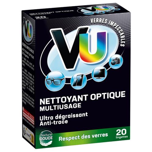VU Nettoyant Optique x20 Lingettes